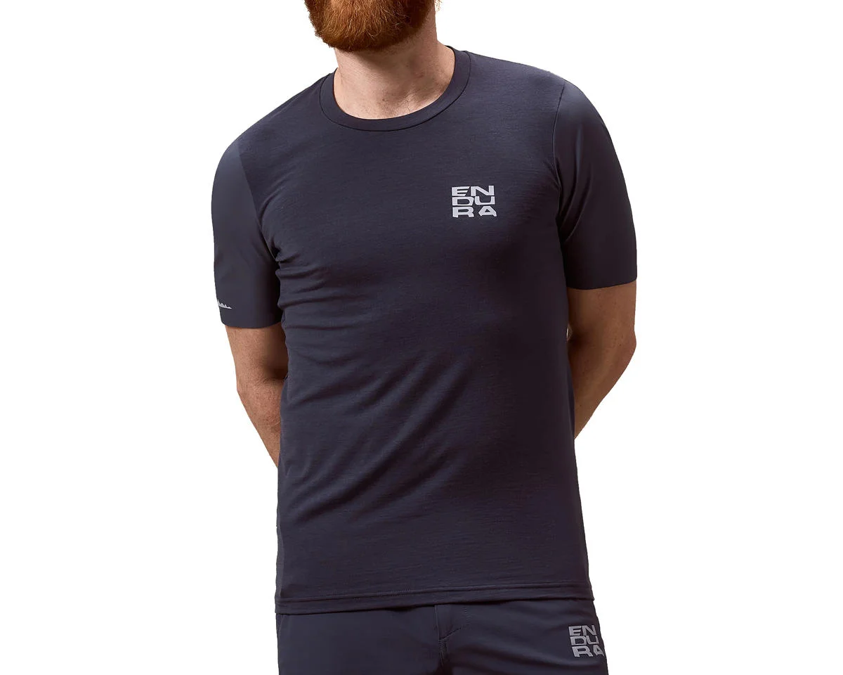 Endura AllTrack Ride Short Sleeve Tech Tee (Carbon Grey) (S)
